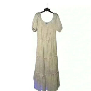 Draper James Eyelet Maxi Dress White XXL